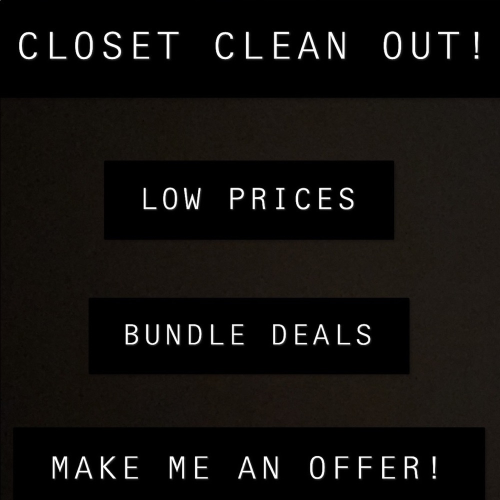 Closet clean out!